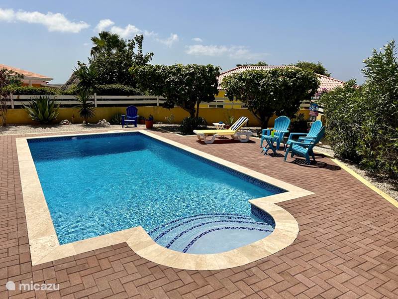 Vakantiehuis Curaçao, Banda Abou (west), Fontein Villa Villa Meerfarbe mit Meerblick + Pool