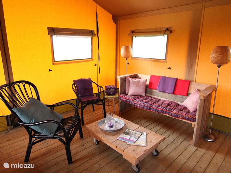 Casa vacacional Países Bajos, Groniga, Lettelbert Camping con glamour/Yurta/Tienda safari En el Diepje 4-p. tienda safari