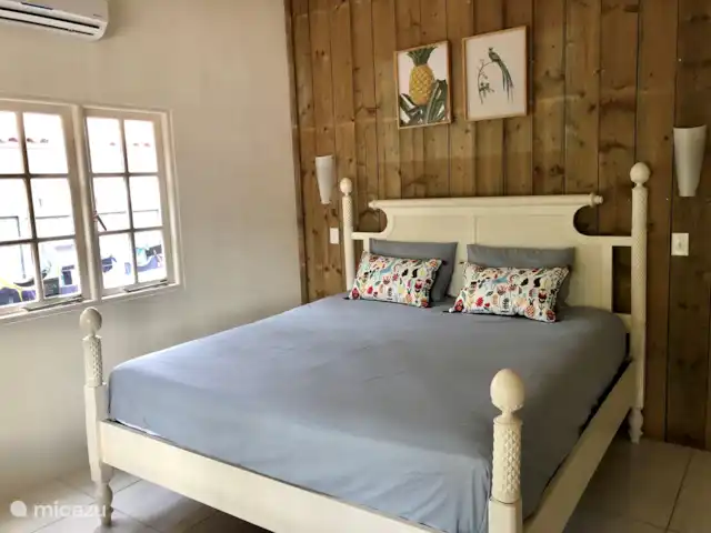 Casa Alto Vista | Aruba, Nord, Alto Vista - maison de vacances Spacieuse chambre 'master' avec air conditionné, vue sur le jardin et lit king size spacieux