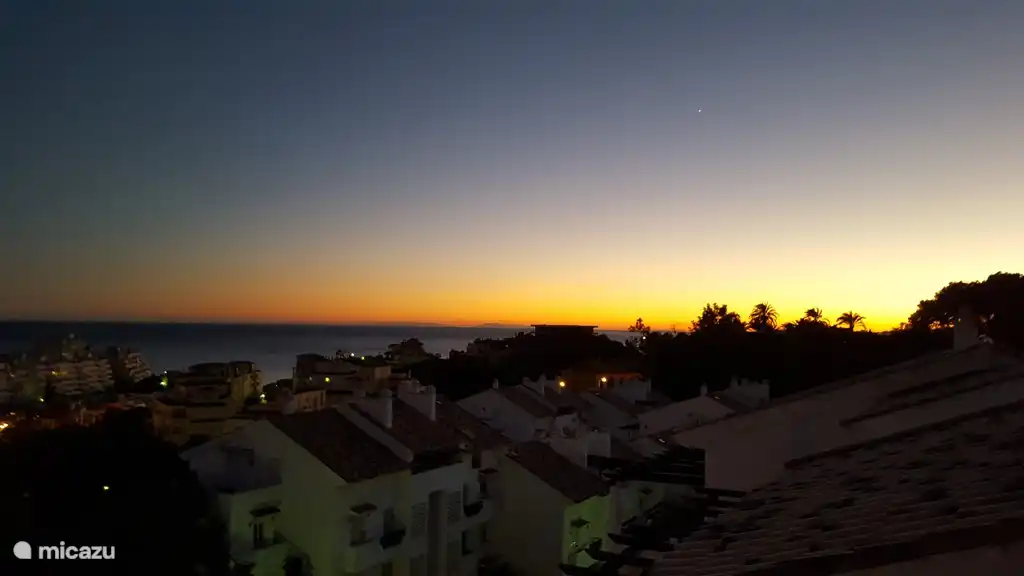 Genießen Sie den Sonnenuntergang