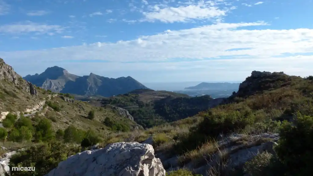 Die Gegend ist wunderschön mit Ausblicken und schönen Wanderwegen