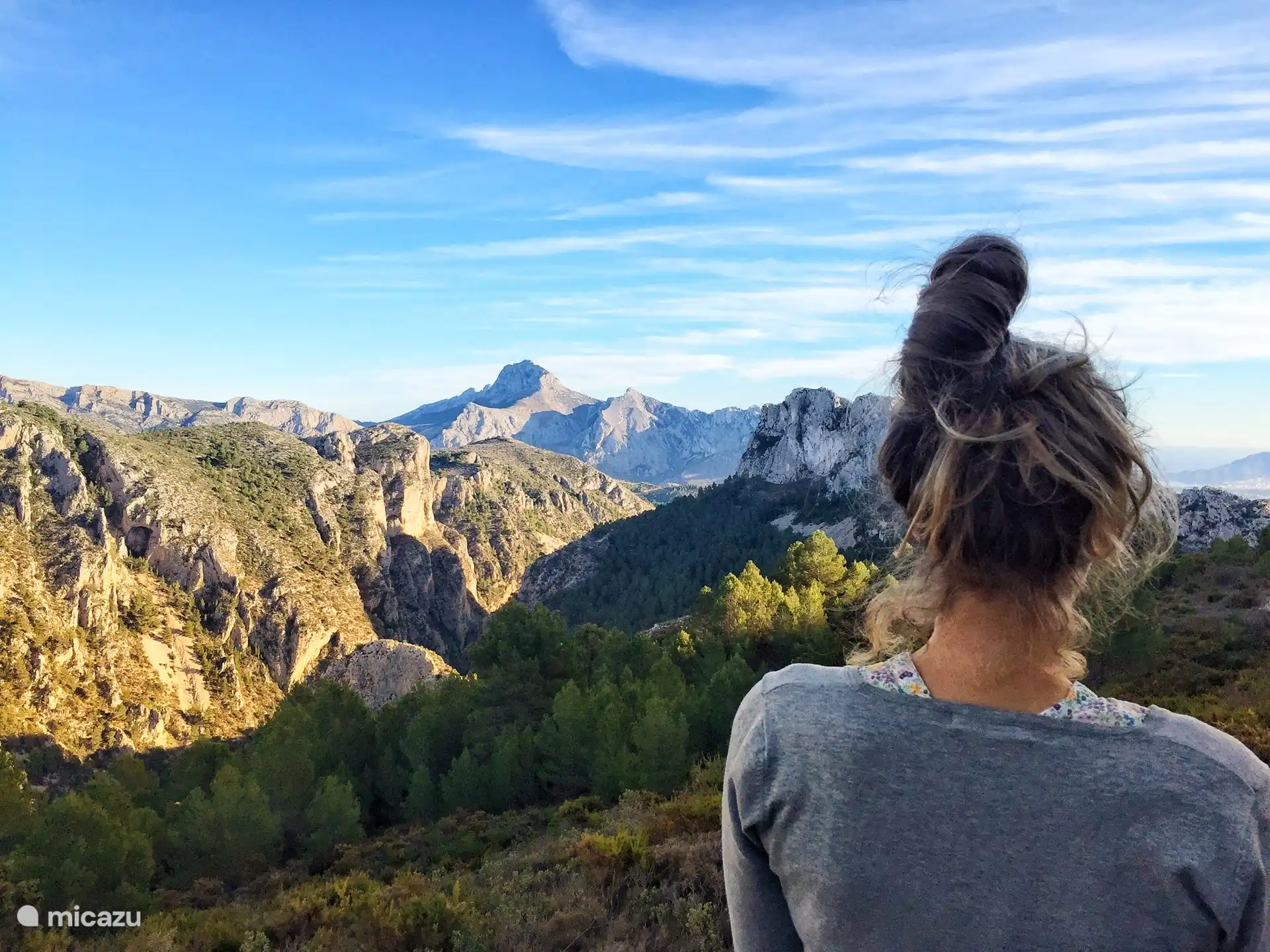 Die Gegend ist wunderschön mit Ausblicken und schönen Wanderwegen