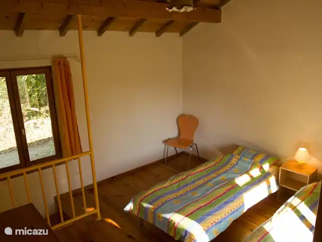 La Maisonnette, casa de campo en la naturaleza en Francia, Aude, Sonnac-sur-l'Hers - casa vacacional El segundo dormitorio
