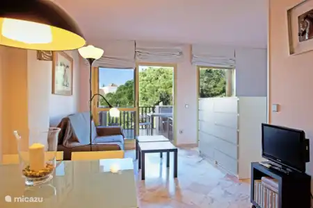 Vakantiehuis Spanje, Costa del Sol, Marbella studio Romana Playa Studio Woonkamer