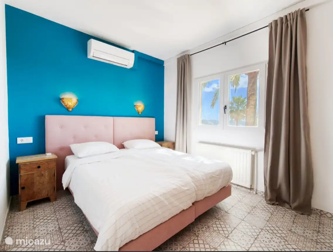 Im Schlafzimmer 4 im Erdgeschoss können die Betten bei Bedarf auch getrennt werden