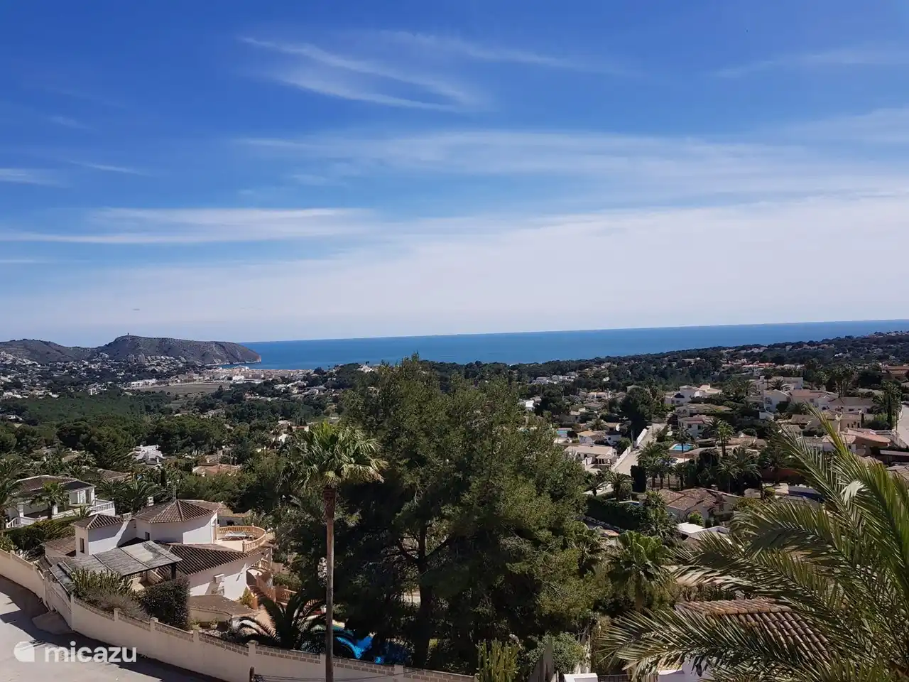 Fantastische Aussicht über Moraira und das Meer