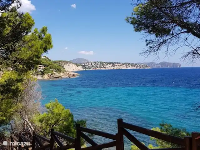 Casa Las Palmeras avec vue sur la mer | Espagne, Costa Blanca, Moraira - villa Belle vue sur la plage de La Fustera de Benissa