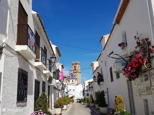 Casa Las Palmeras avec vue sur la mer | Espagne, Costa Blanca, Moraira - villa Rues agréables d'Altea