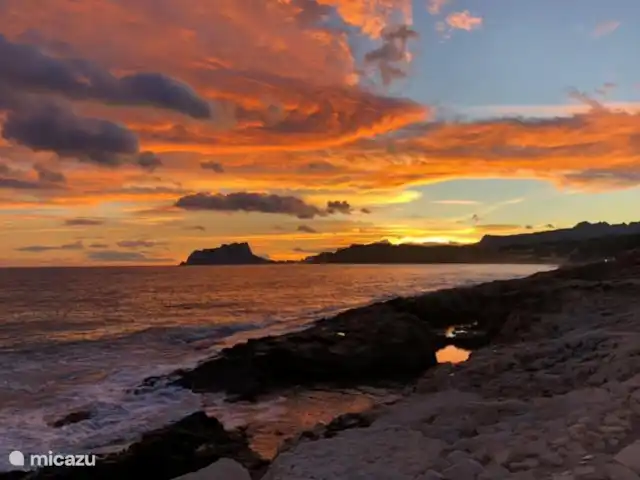 Casa Las Palmeras avec vue sur la mer | Espagne, Costa Blanca, Moraira - villa Beau ciel en décembre