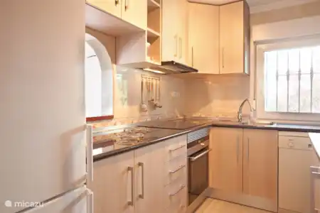 Vakantiehuis Spanje, Costa del Sol, Marbella vakantiehuis Casa La perla Costabella Keuken