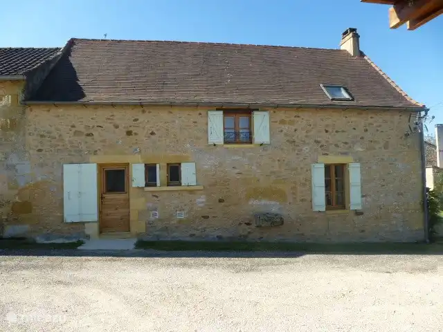 amarie en Francia, Dordoña, Saint-Romain-de-Monpazier - casa vacacional Frente de casa de vacaciones.