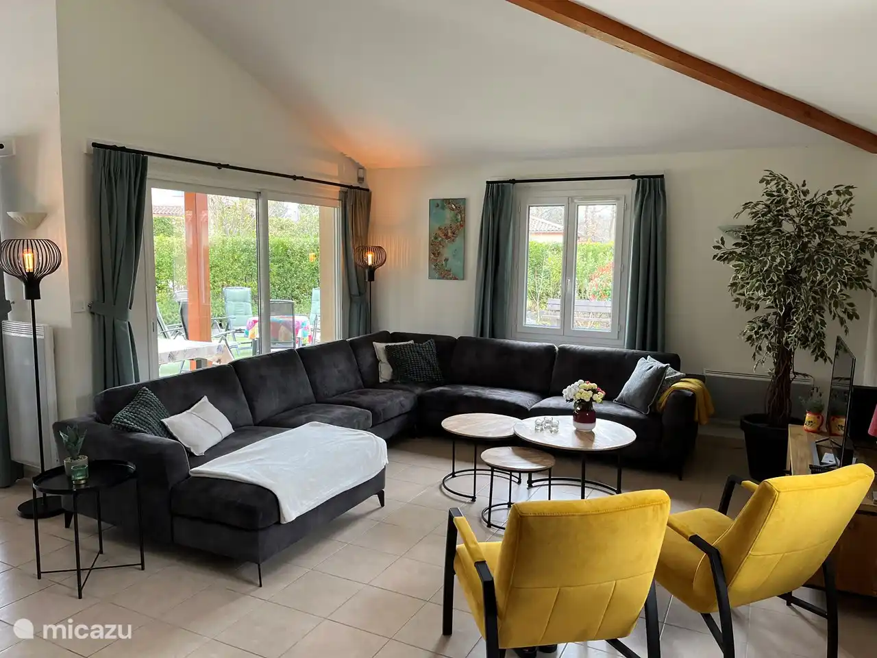 Riante hoekbank in de gezellige zithoek