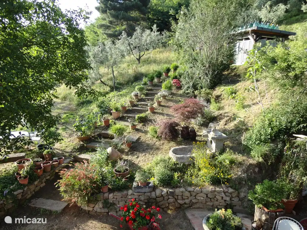 Treppe zum het.Badhuisje.