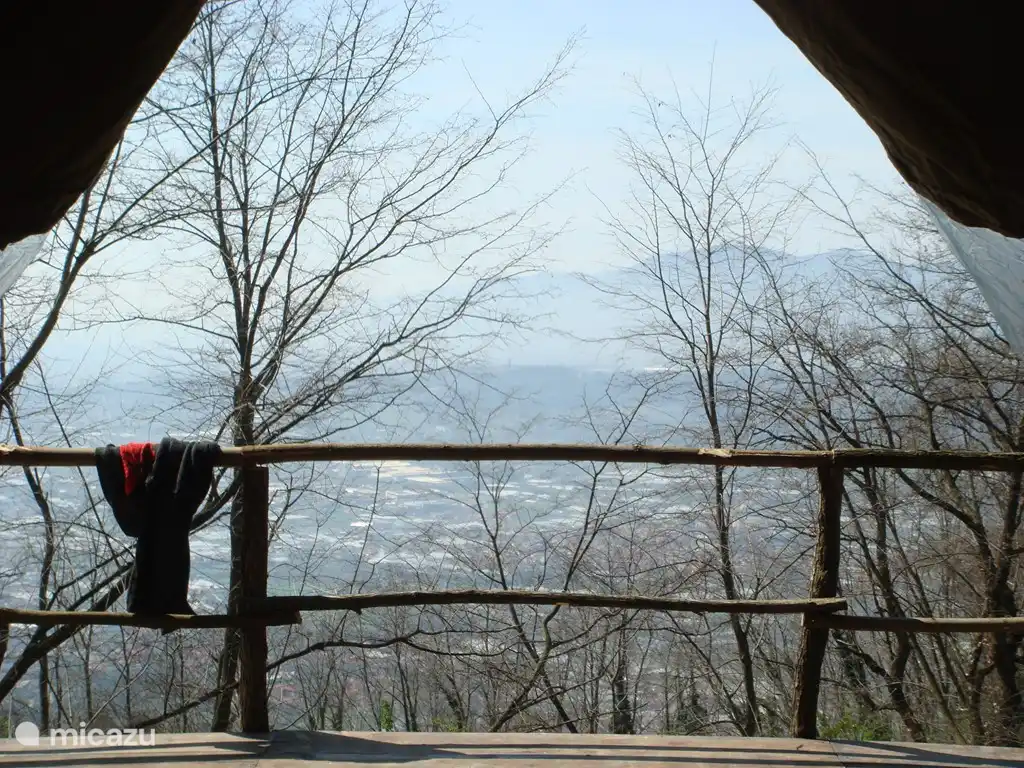 Mit Blick auf Tent Timo.