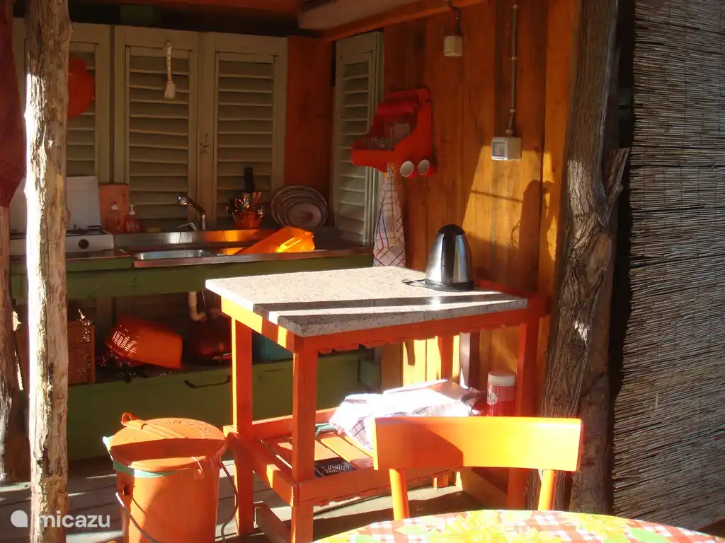 Das Küchenzelt Timo.