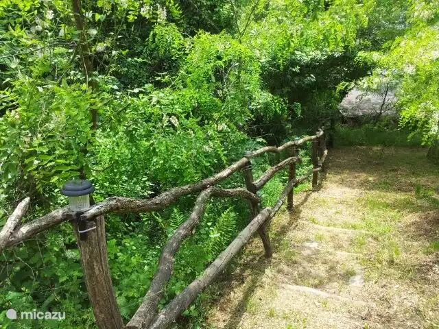Der Weg hinunter zum lodge.Moet wieder Sie.