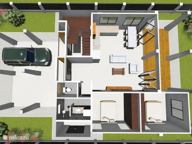 Location de Vacances Suriname, Paramaribo, Paramaribo, appartement - Icare IV carte