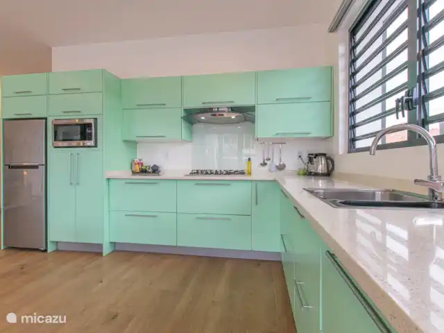 Location de Vacances Suriname, Paramaribo, Paramaribo, appartement - Icare IV la cuisine spacieuse avec beaucoup d'équipements et d'espaces de rangement.