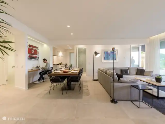 Location de Vacances Portugal, Algarve, Albufeira, appartement - Albufeira, Plage dos Aveiros 75 Séjour avec coin repas et coin internet