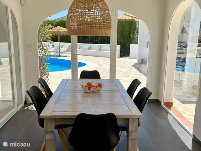 Casa Soñar La Fustera Benissa en España, Costa Blanca, Benissa - villa sala de estar cocina