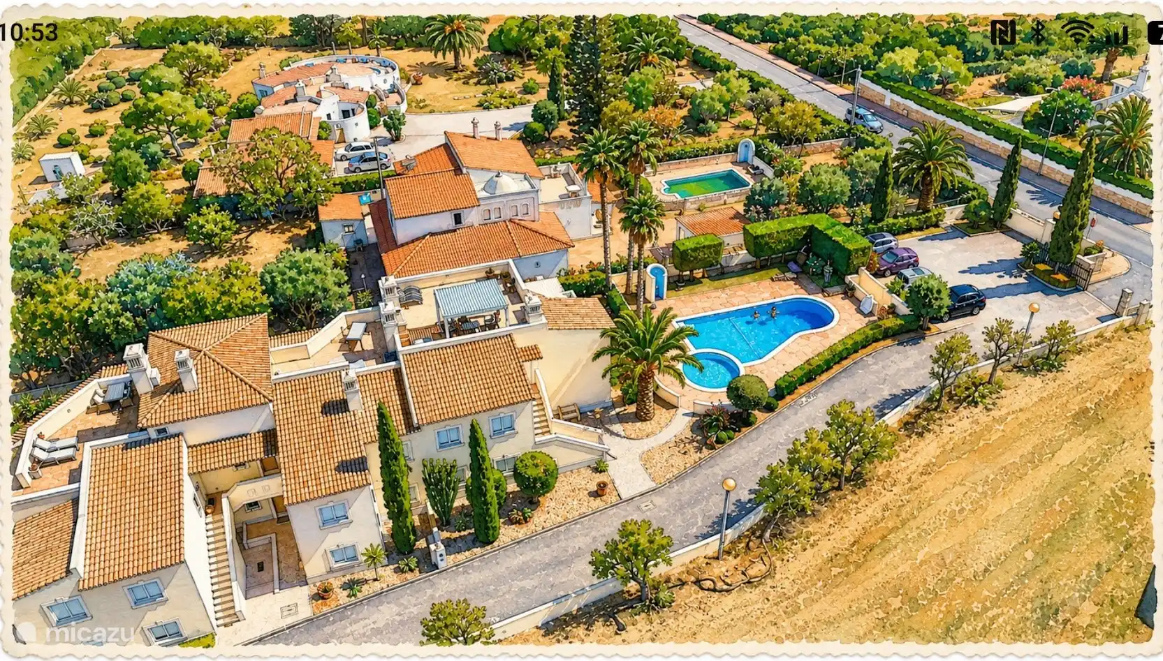 Vista superior Casa Catharina