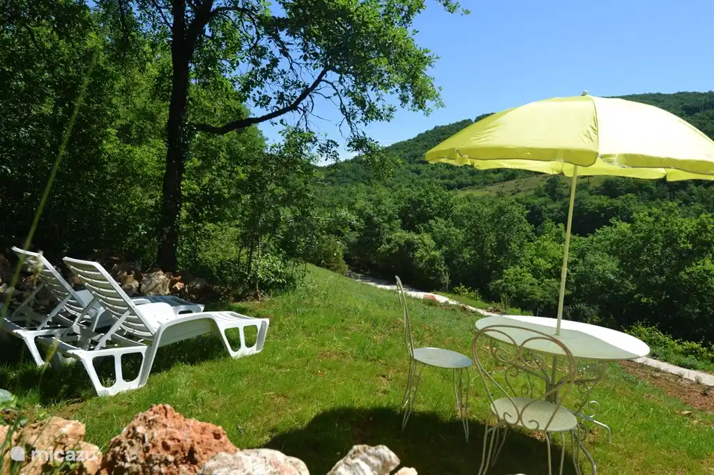 Terrace overlooking the valley