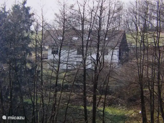 Location de Vacances Allemagne, Eifel, Lasel, maison de vacances - Maison de vacances Eifel. Nimsdal. Notre maison vue de la route principale.