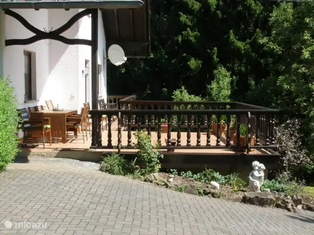 Location de Vacances Allemagne, Eifel, Lasel, maison de vacances - Maison de vacances Eifel. Nimsdal. Terrasse