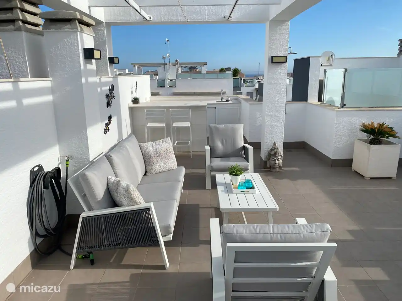 Solarium met lounge set