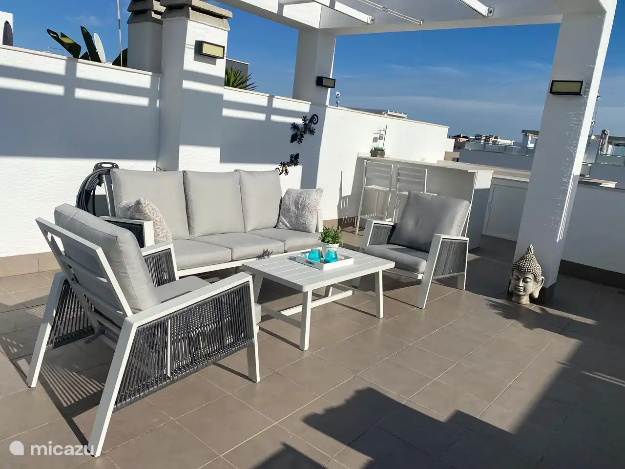 Solarium met lounge set