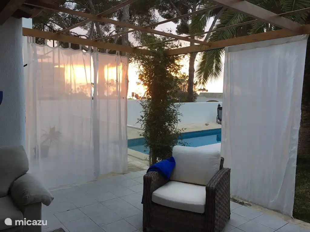 Sonnenaufgang von der Terrasse