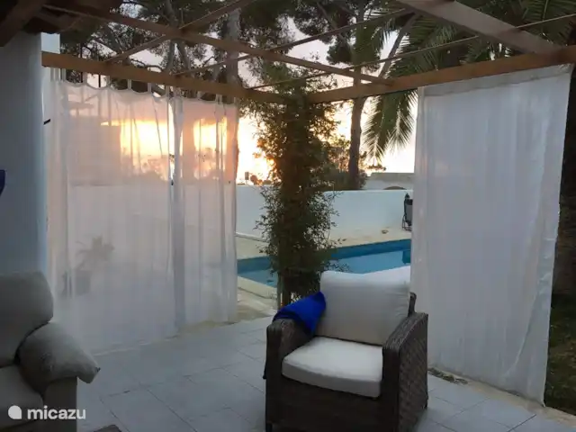 villa huren in Spanje, Mallorca, Cala Vinyes – Villa Mar / Sol de Mallorca zonsopvang vanaf terras