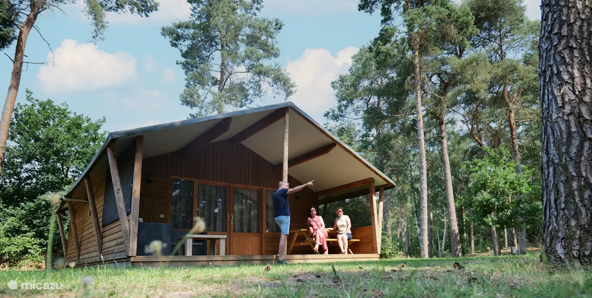 blockhütte / lodge, Raalte, Overijssel, Niederlande - Safari Lodge Deluxe