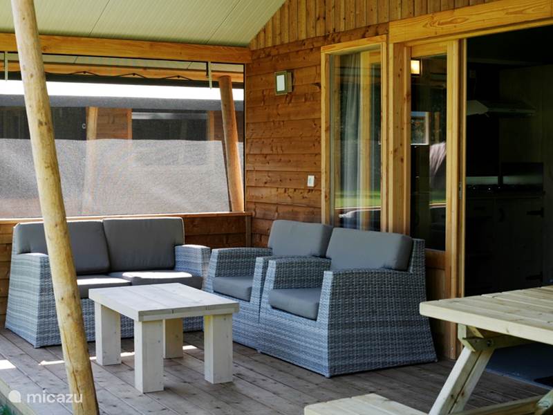 Casa vacacional Países Bajos, Overijssel, Raalte Cabaña de madera Safari lodge de lujo