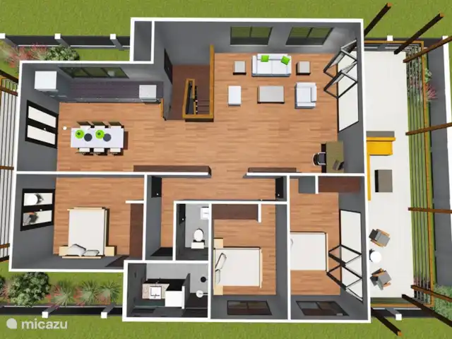 Location de Vacances Suriname, Paramaribo, Paramaribo, appartement - Icare VI Carte