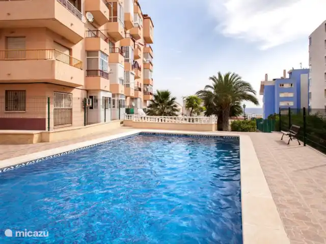 penthouse huren in Spanje, Costa Blanca, La Mata – Jardin del Mar Gemeenschappelijk zwembad