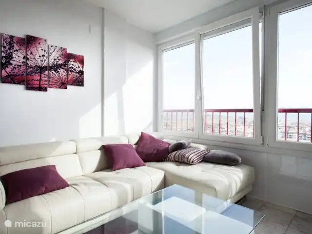 penthouse huren in Spanje, Costa Blanca, La Mata – Jardin del Mar Lichte ruime woonkamer