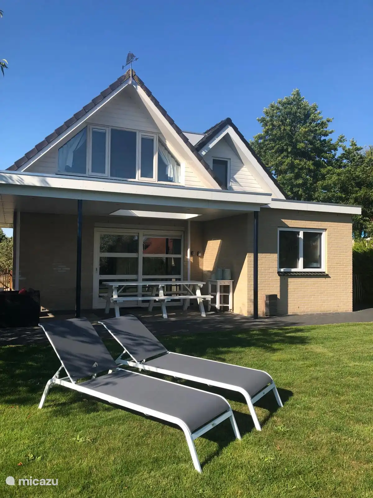 Terras en ligbedden