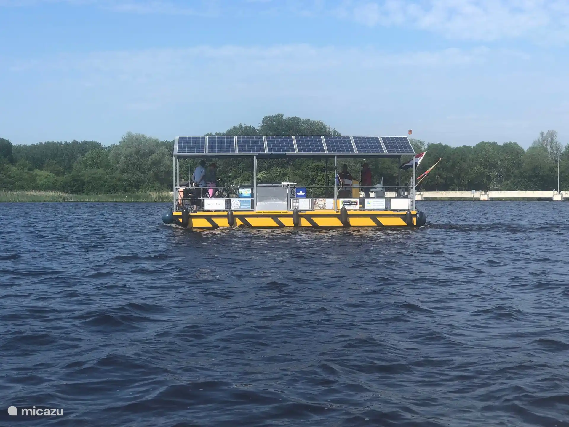 Fahrradfähre von Terherne