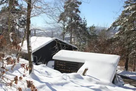 Vakantiehuis Frankrijk, Allier, La Chabanne chalet Chalet Laveneau *** In de winter...