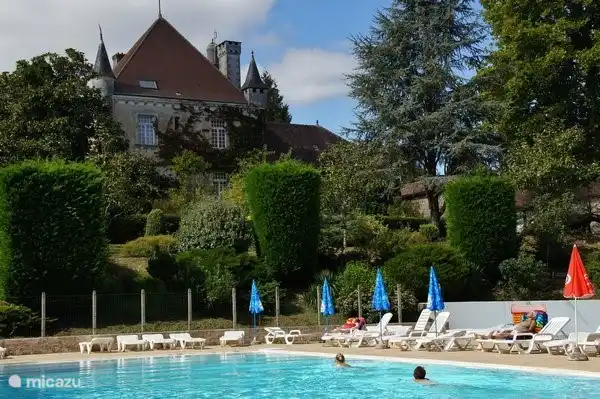 Piscina exterior de Ch&#226;teau le Verdoyer 