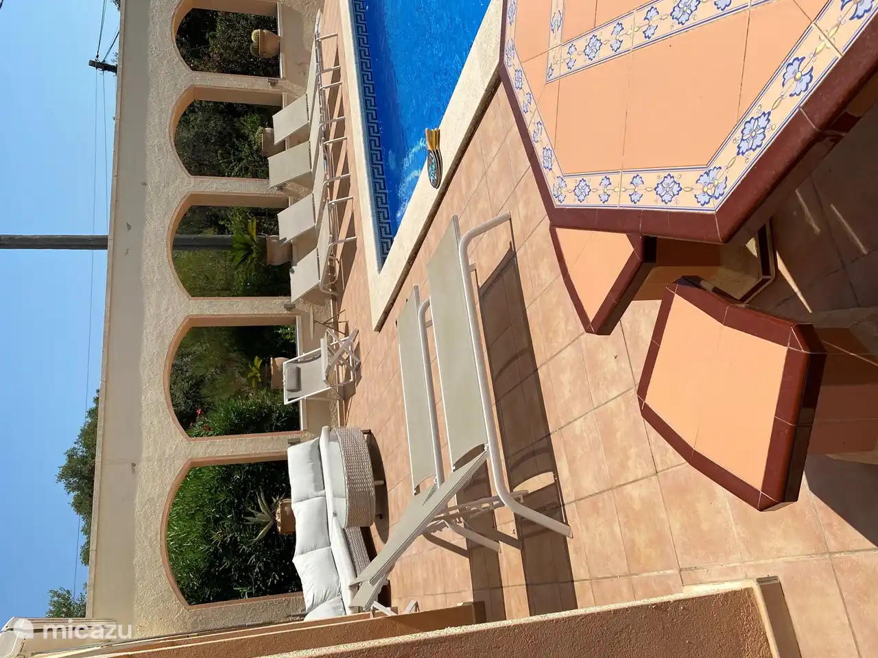 Terrasse im Erdgeschoss Casa Andres