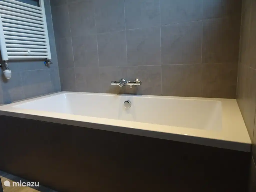 salle de bain avec baignoire, douche séparée, toilette et lavabo