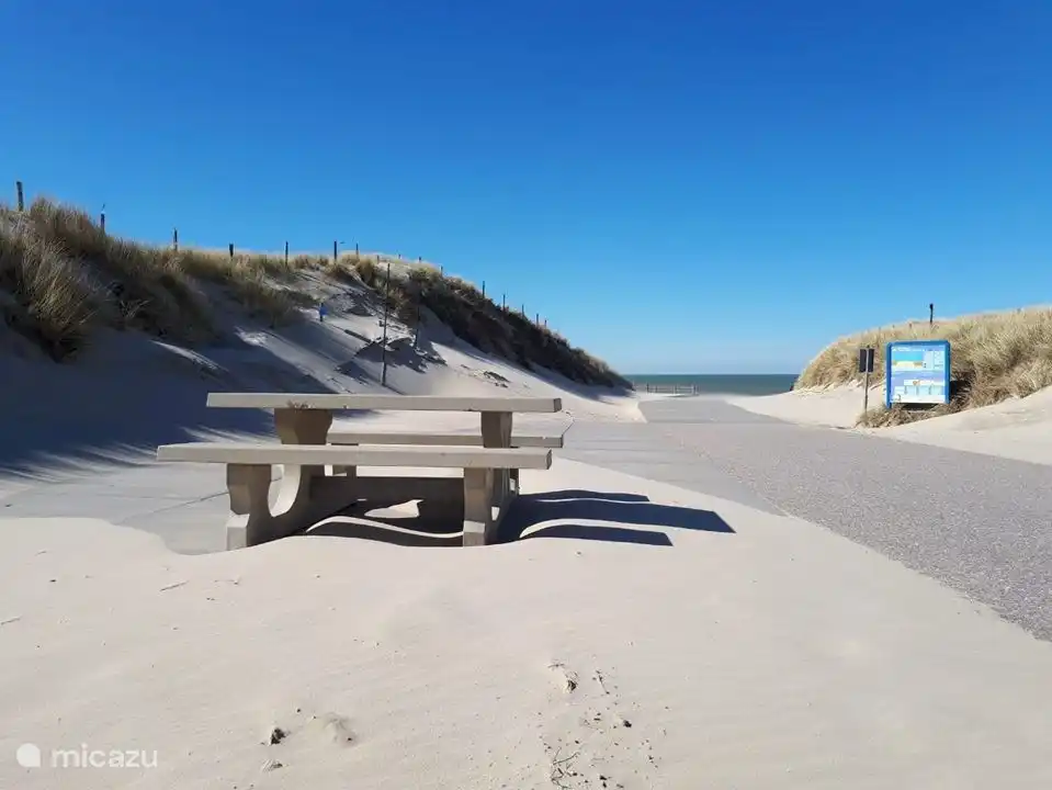 Entrée de plage Groote Keeten
