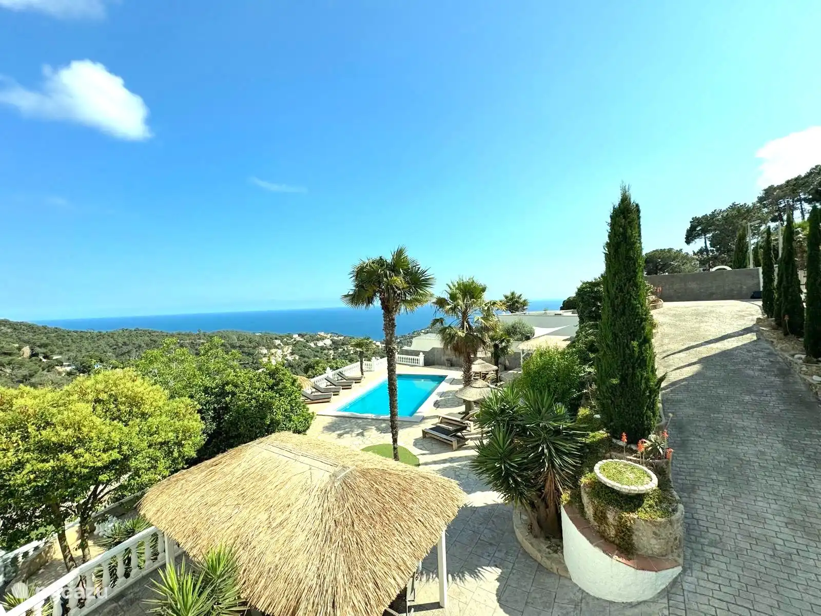 Villa Tropicana in Spanien, Costa Brava, Lloret de Mar - Villa