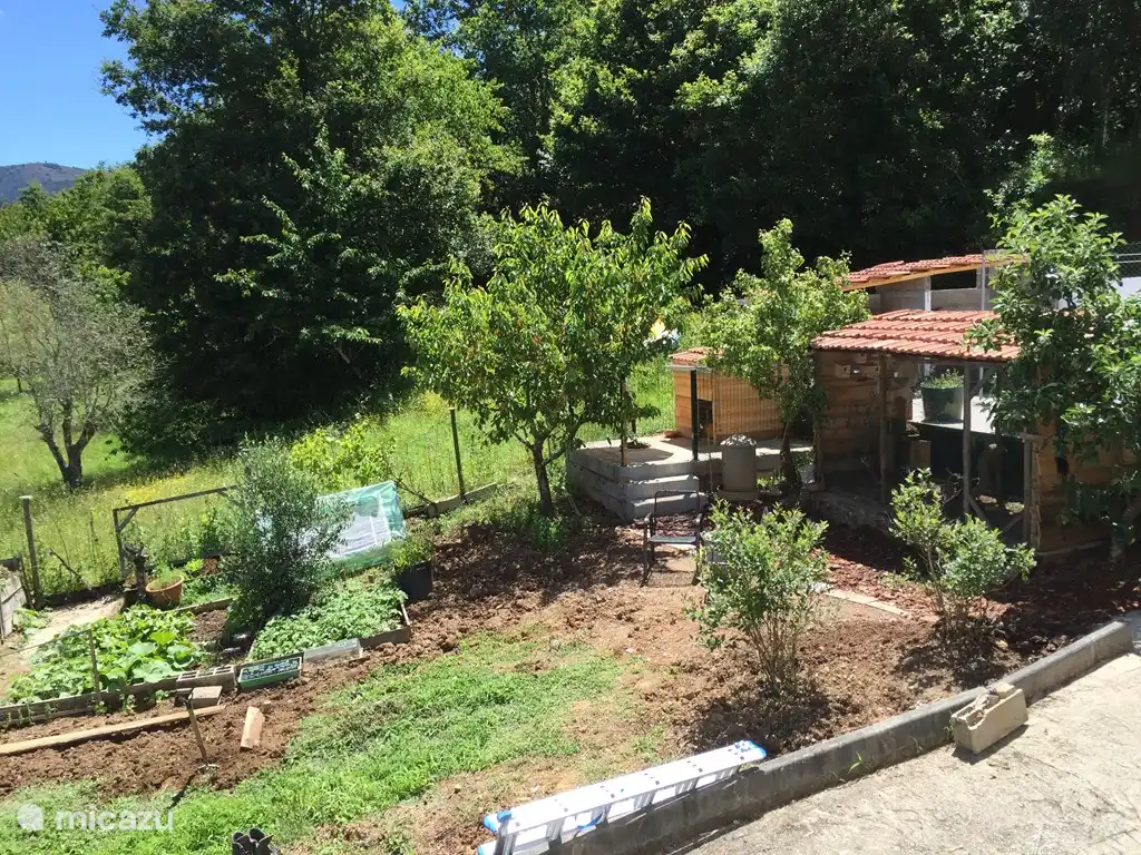 Die Voliere und Garten