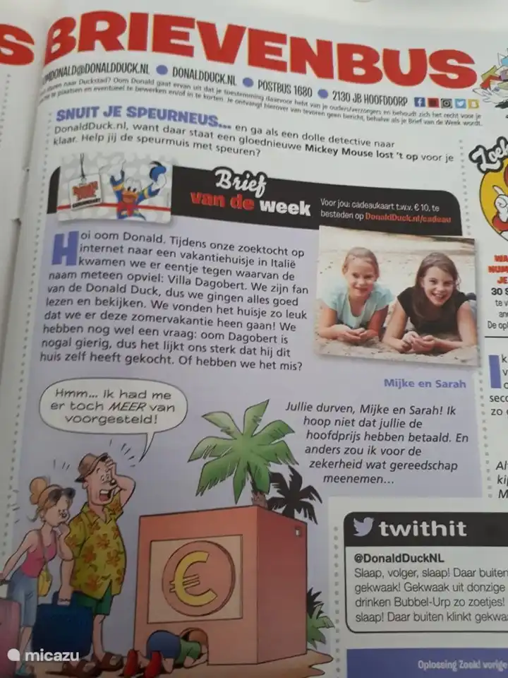 VILLA Dagobert in de Donald Duck.