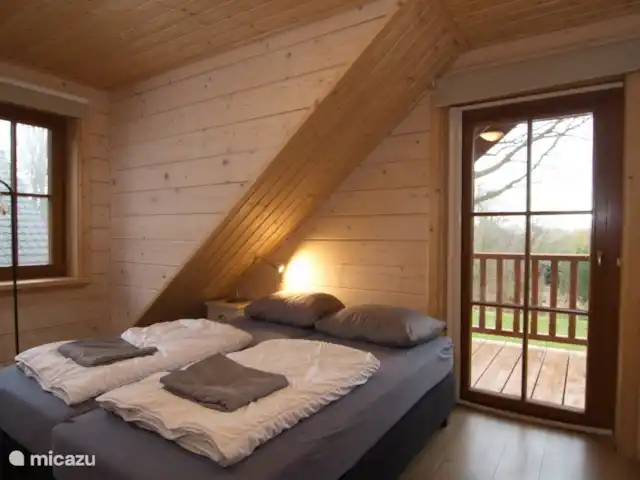 Houten villa Albert huren in Nederland, Overijssel, Den Ham - vakantiehuis Slaapkamer 1