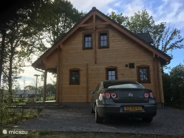 Houten villa Albert huren in Nederland, Overijssel, Den Ham - vakantiehuis Parkeerplaats voor twee auto's
