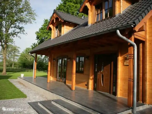 Houten villa Albert huren in Nederland, Overijssel, Den Ham - vakantiehuis ingang